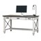 Hartford Writing Table, 60" W, 31" L, 31" H, solid lumber and veneers Top, Grey IMHF384W - alternate 1